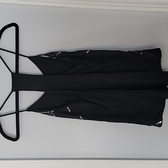 Express Black Ruffle Tank Top - Picture 3 of 5